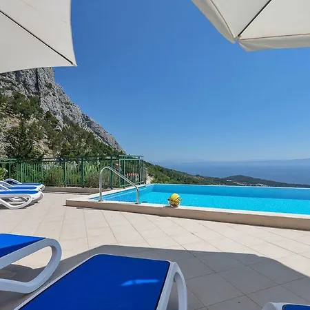 Вилла Makar,heated Pool,gym,grill,seaview