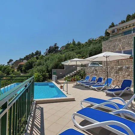 Makar,heated Pool,gym,grill,seaview Вилла